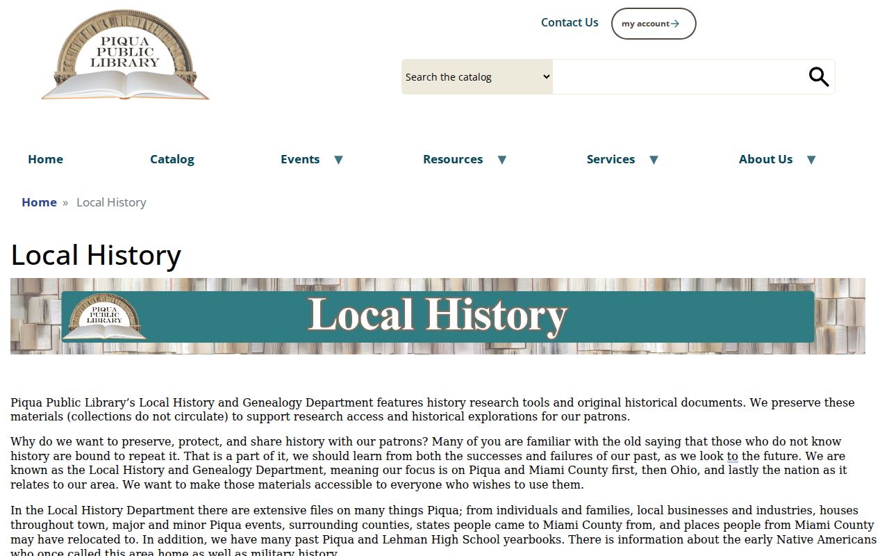 Piqua residents directory Piqua Local History and Genealogy Department